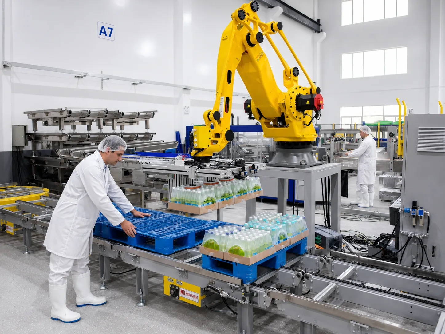 Автоматизация процесса укладки продукции на паллеты